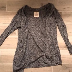 Grey Knit Cardigan